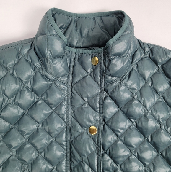 J. Crew Shiny Downtown Field Quilted Down-Filled Jacket - Picture 7 of 12